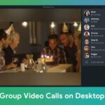 Gruppen-Videoanrufe auf dem Desktop
