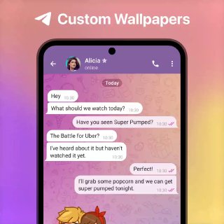 Chat-Specific Wallpapers.