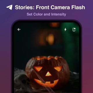 Stories: Front Flash Settings.
