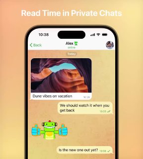 Read Time in Private Chats.
